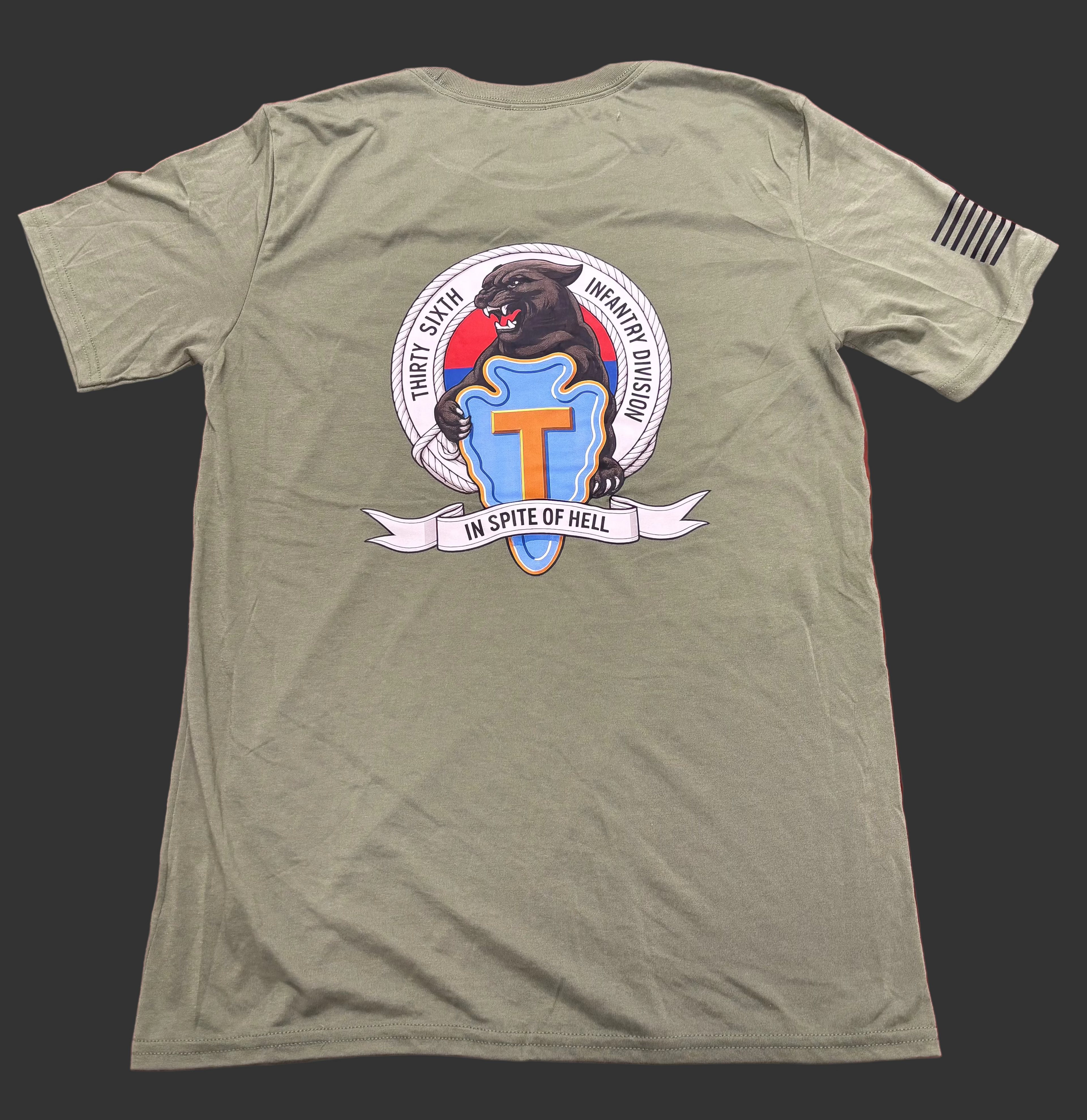 Texas National Guard 36th Infantry Division Uniform T-Shirt
